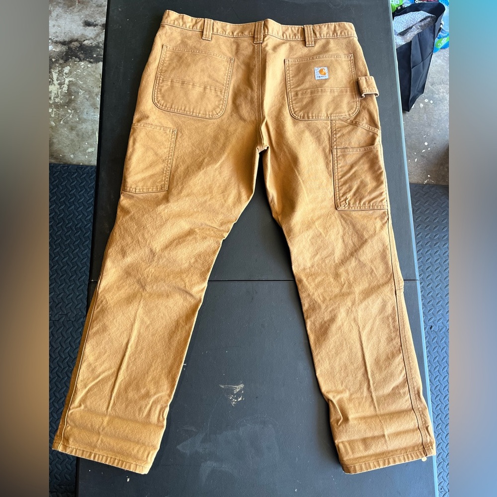 Carhartt Tan Cargo Pants Durable Workwear 40x30